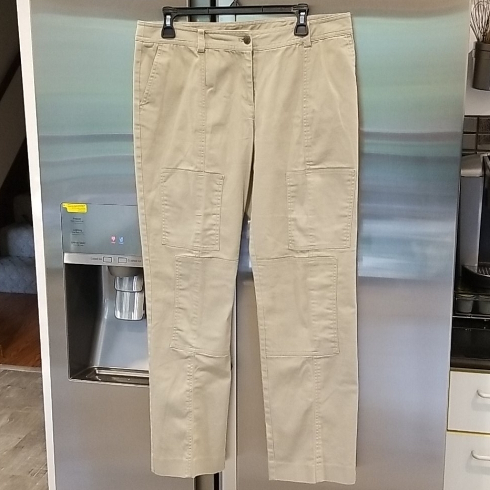 💕DKNY💕 Khaki Cargo Ankle Cropped Pants